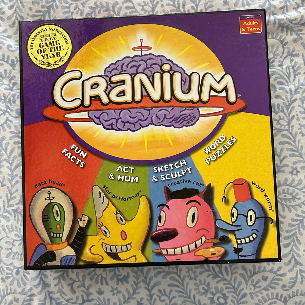 Hasbro Cranium board game.